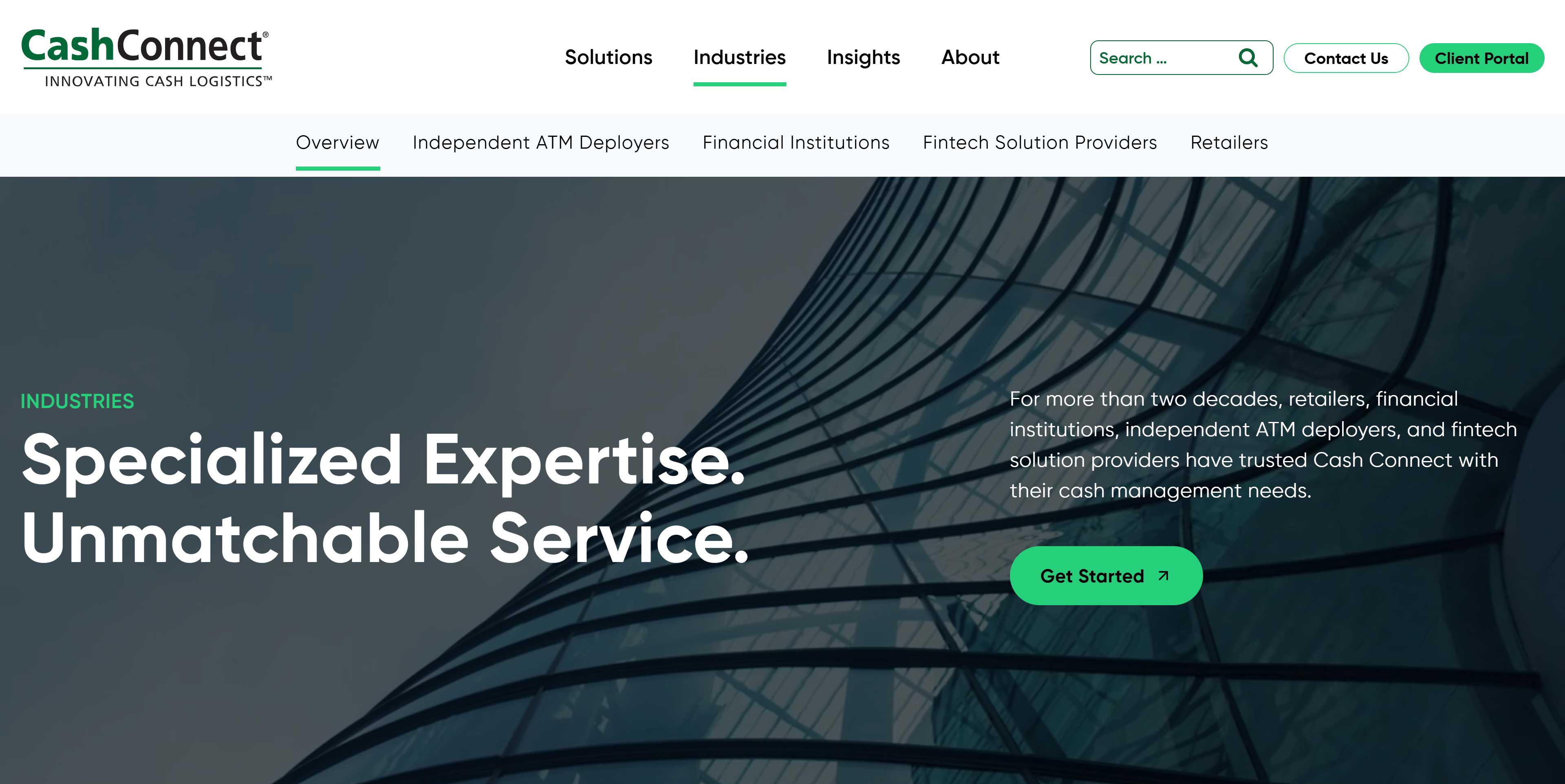 Cash Connect Page