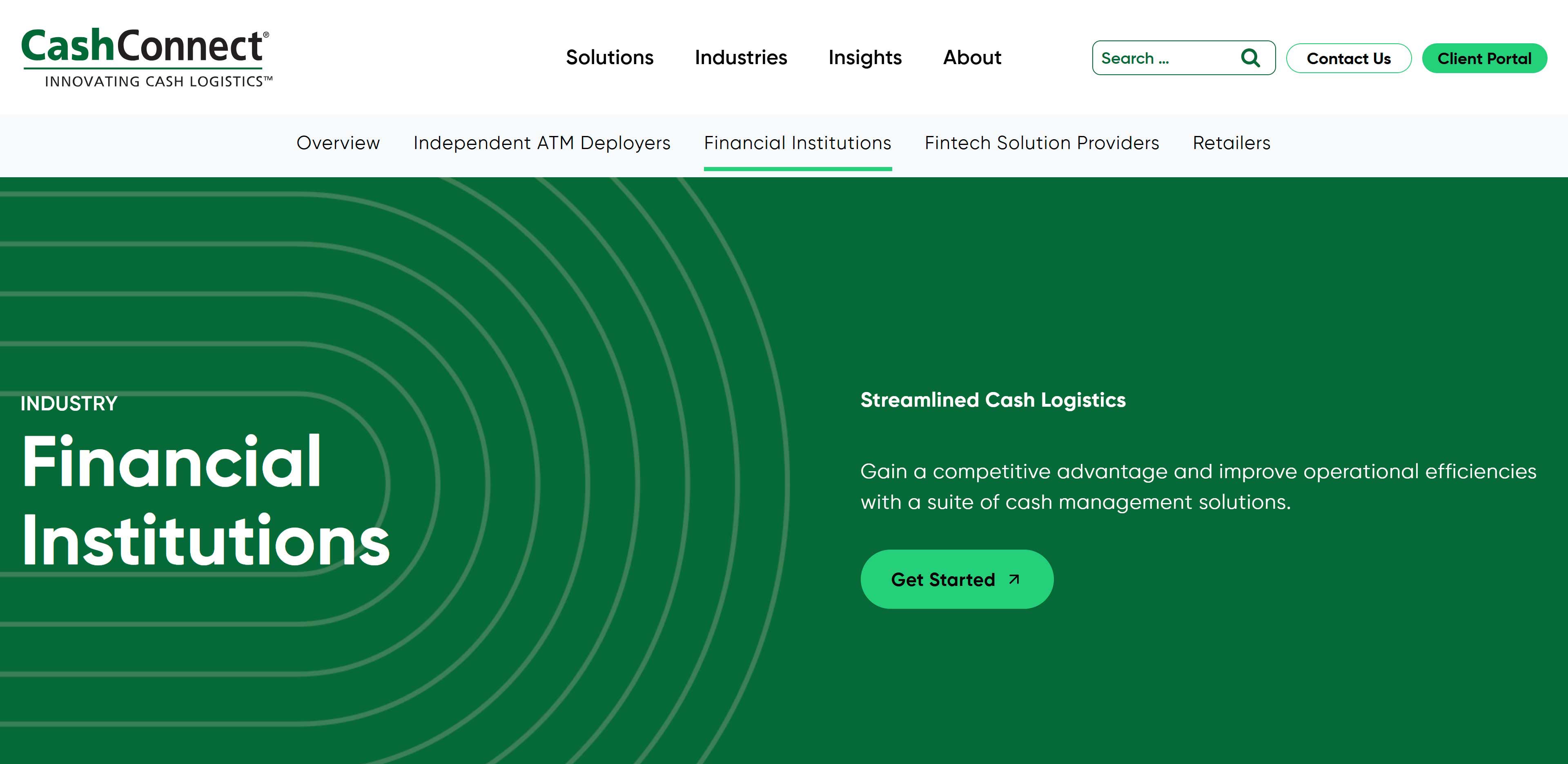 Cash Connect Page
